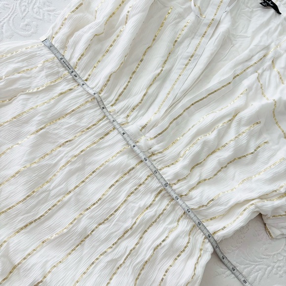 Lulu's Cream Striped Maxi Dress - Picture 5 of 6